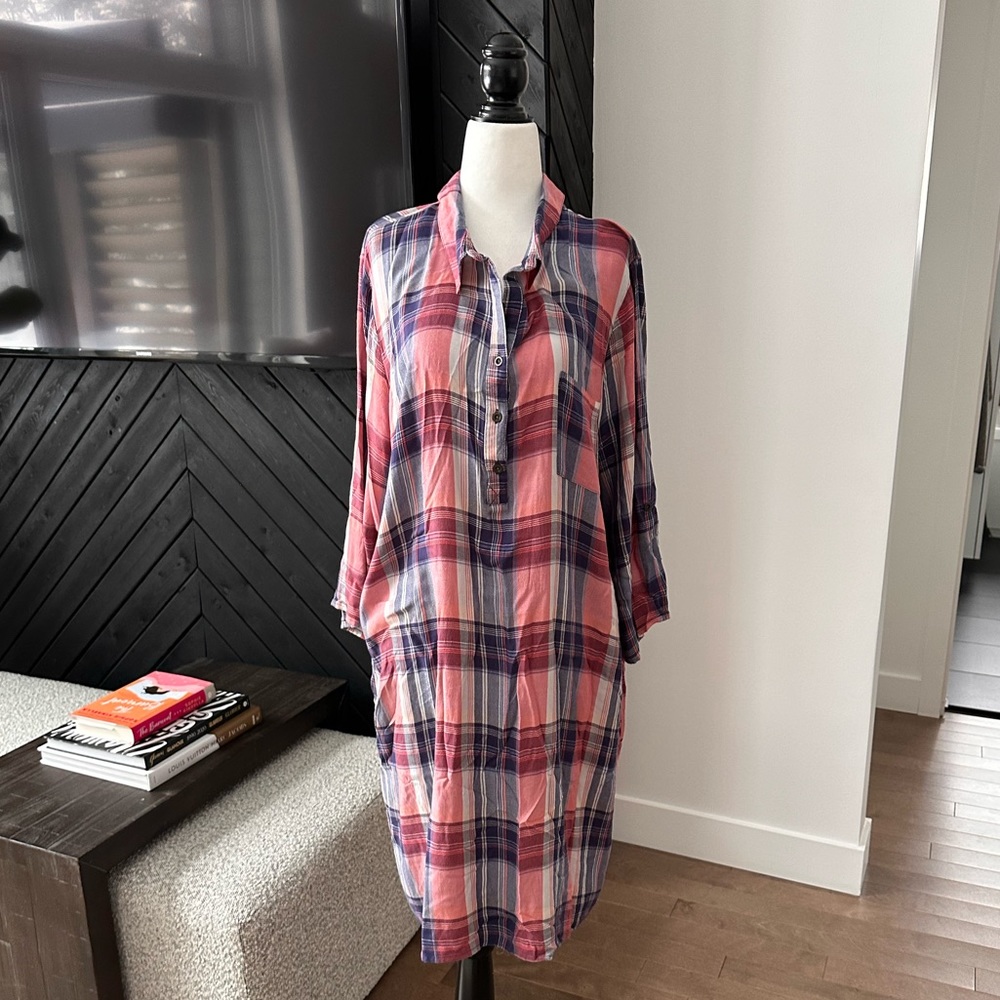 FADED GLORY - Country plaid print dress
